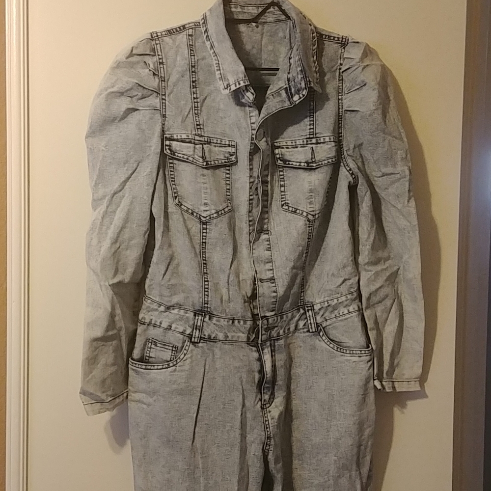 Jean junmpsuit